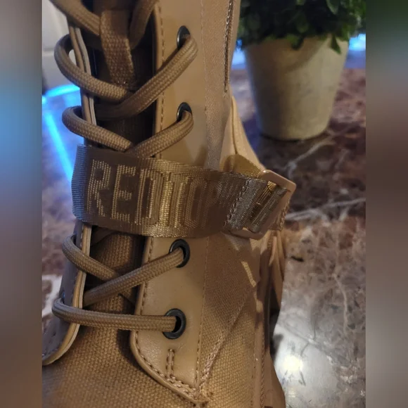 Beige High-Top Sneakers - Picture 7 of 8